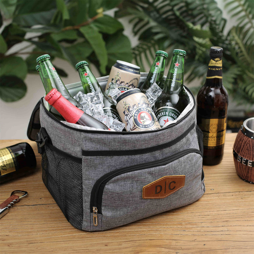 Personalized Groomsmen Beer Cooler Bags – NaturalLeatherShop