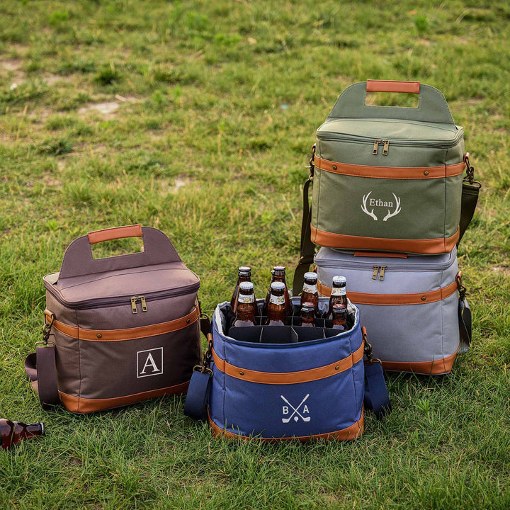 Personalized Cooler Bag, Groomsmen Gift Large Beer Cooler