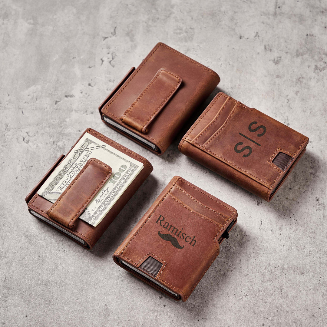 Custom Money File Personalized Engraved Money Clip for Men – NaturalLeatherShop