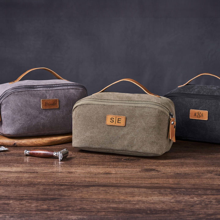 Personalized Canvas Makeup Bag
