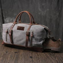 Load image into Gallery viewer, Gray Travel Duffel Bag
