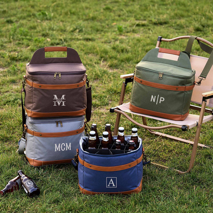 Personalized Cooler Bag, Groomsmen Gift Large Beer Cooler
