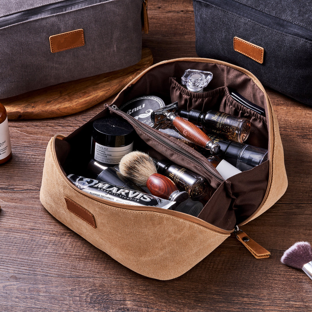 Personalized Canvas Makeup Bag