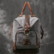 Load image into Gallery viewer, Personalized Duffel Bag Canvas Holdall Vintage Luggage Bag
