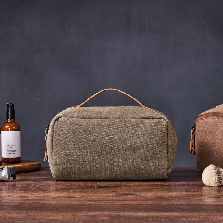Personalized Canvas Makeup Bag