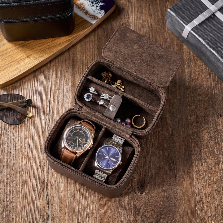 Coffret à montres en cuir personnalisé