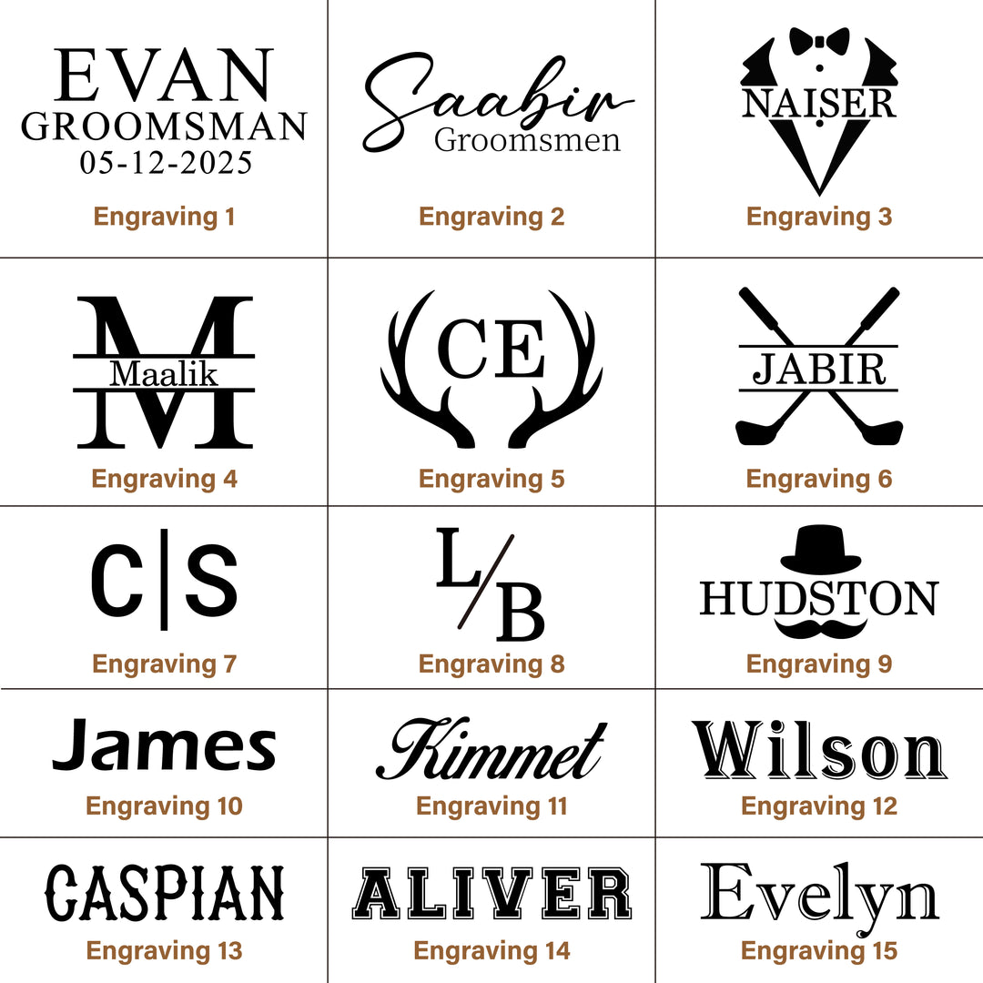 Personalized Engraved Wooden Cigar Ashtray