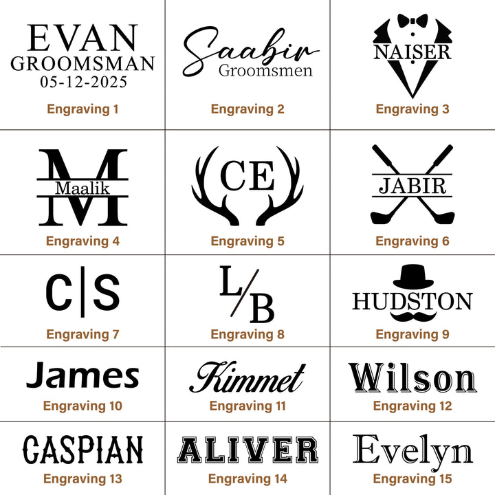 Personalized Engraved Wooden Cigar Ashtray