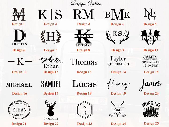 Personalized Groomsmen Cooler Bag