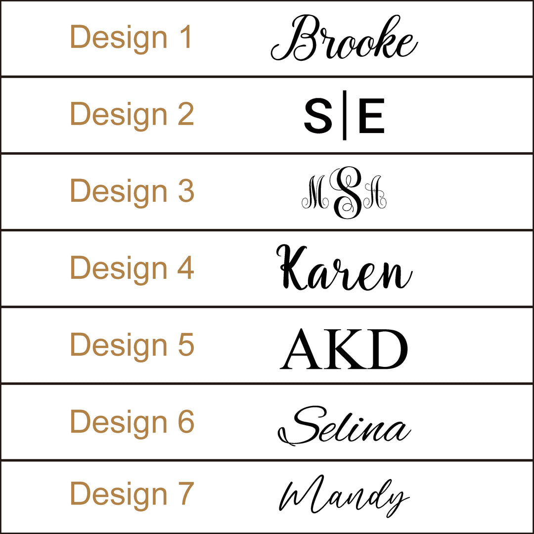 Personalized Canvas Makeup Bag