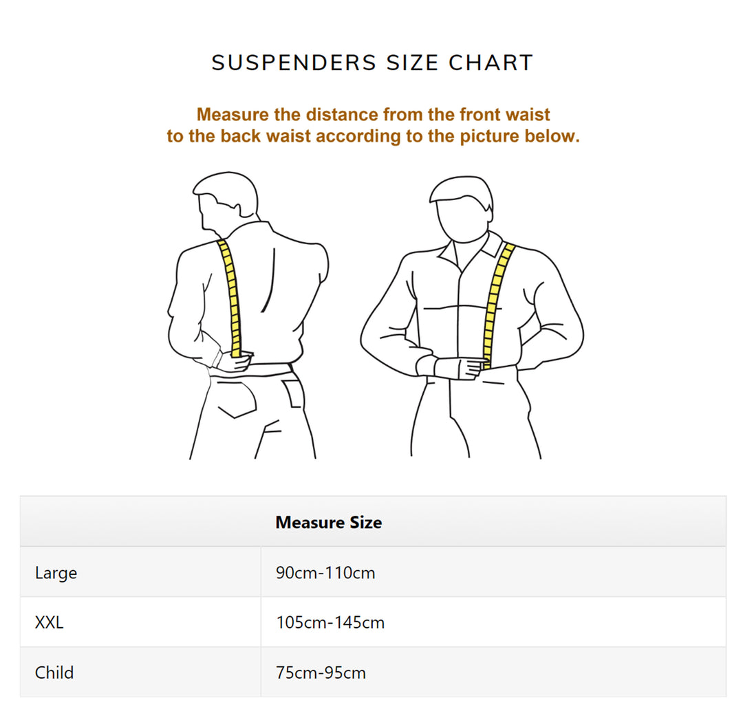 Personalized Wedding Groomsmen Mens Suspenders