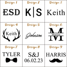 Load image into Gallery viewer, Personalized Groomsmen Leather Suspenders
