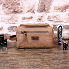 Load image into Gallery viewer, Personalized Toiletry Bag Gift For Men Dopp Kit
