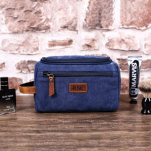 Load image into Gallery viewer, Groomsmen Gift Groomsman Gift Personalized Toiletry Bag Gift For Men Dopp Kit Boyfriend Gift - NaturalLeatherShop
